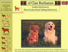 Tablet Screenshot of ofclanbuchanan.com